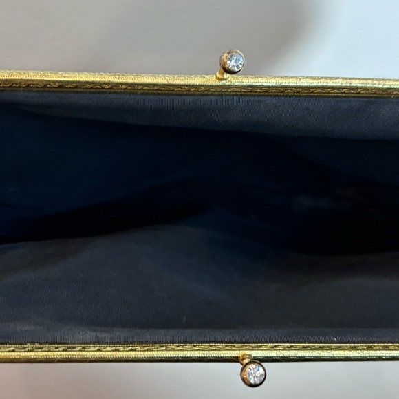 SMALL BAG Tapestry Floral Coin Closure with Rhinestone Unbranded - Picture 10 of 10